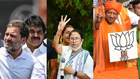 ഉപതെരഞ്ഞെടുപ്പ്: ദക്ഷിണേന്ത്യയിൽ കോൺഗ്രസ് ആധിപത്യം, യുപിയില്‍ ശക്തി തെളിയിച്ച് ബിജെപി, ബംഗാളില്‍ തൃണമൂൽ മേധാവിത്വം