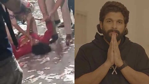 'പുഷ്പ 2' കാണാനെത്തിയ വീട്ടമ്മ  മരിച്ച സംഭവം: മൂന്ന് പേർ അറസ്റ്റിൽ