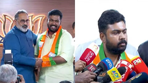 "സിപിഐഎമ്മിൽ മക്കത്തായവും മരുമക്കത്തായവും"; മുൻ SFI സംസ്ഥാന വൈസ് പ്രസിഡൻ്റ് 
ഗോകുൽ ഗോപിനാഥ് ബിജെപിയിൽ ചേർന്നു