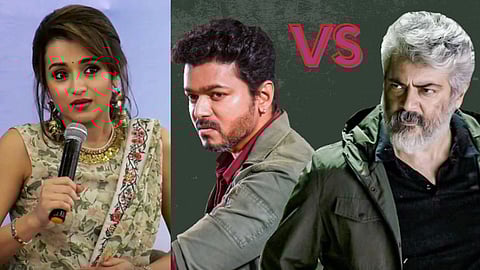 Vijay or Ajith : Who’s the bigger star? Trisha opinions here