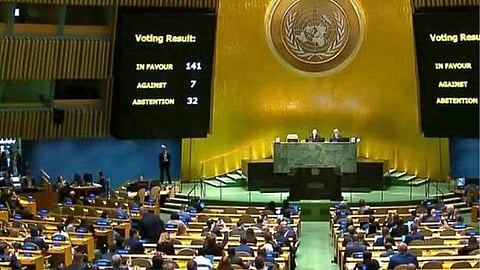 Ukraine war: India abstains from UN vote on Russian invasion