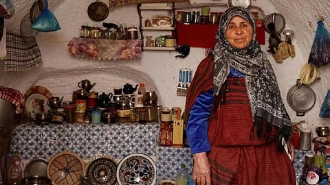 matmata : people live underground in this village