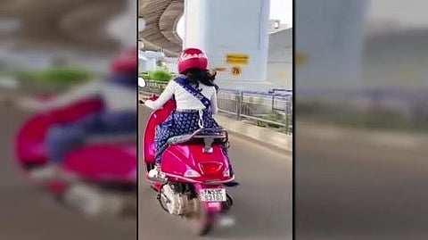 ரீல்ஸ் வீடியோ எடுத்த பெண்