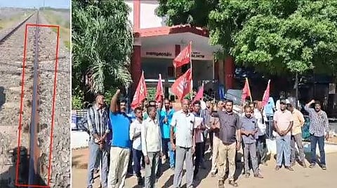 தண்டவாளத்தில் கிளிப்புகள்