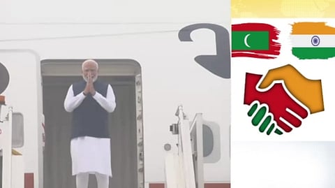 மாலத்தீவுக்கு செல்லும் பிரதமர்