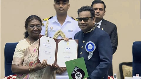 ஏ.ஆர்.ரகுமானுக்கு தேசிய விருது