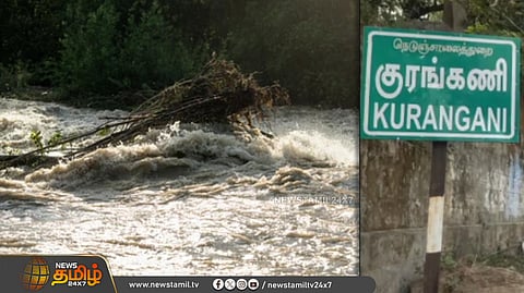 குரங்கணி அருவி, தேனி