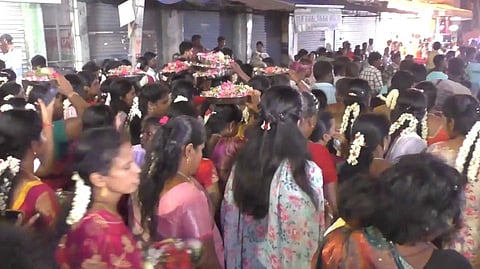 MNP temple flower event