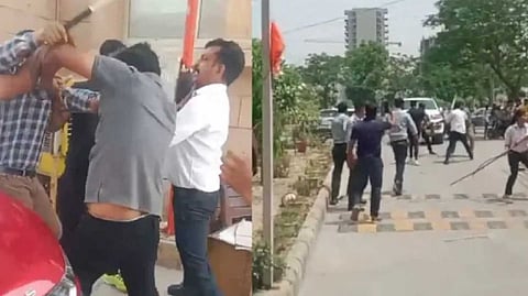 UP Noida fight
