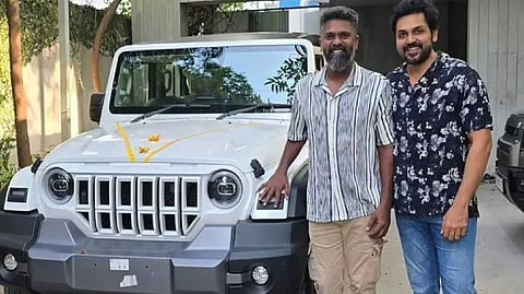 surya and karthi gift car