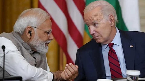 Modi and joe bidan