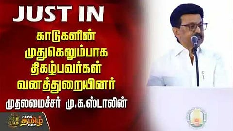 Chief Minister MK Stalin