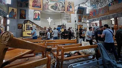 Siria church bomb