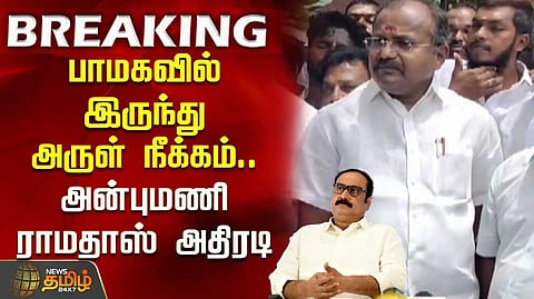 Removal of Arul from PMK