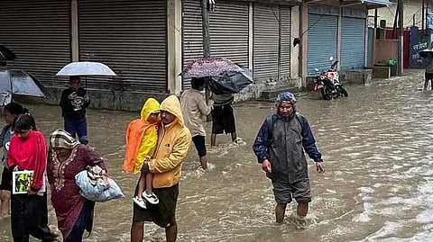 Nepal rain