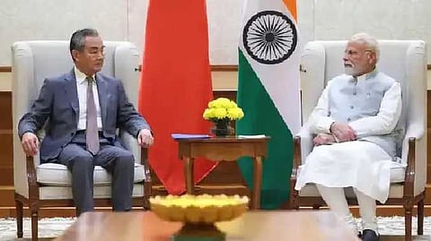 Modi amd china