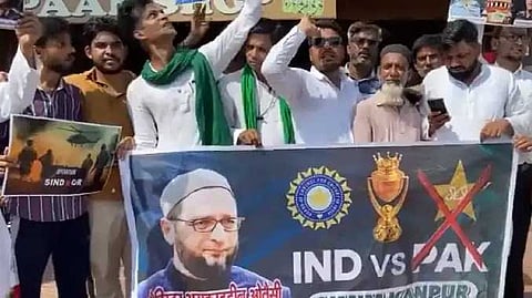 Ind vs Pak cricket protest