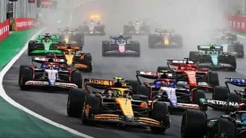 F1 race in apple tv
