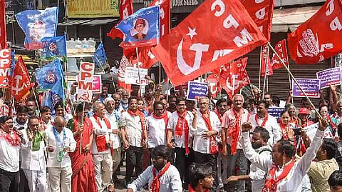 Telungana protest