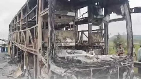 bus fire