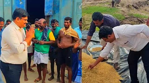 ஒரே நாளில் 10,000 மெட்ரிக் டன் நெல் அனுப்பி வைப்பு