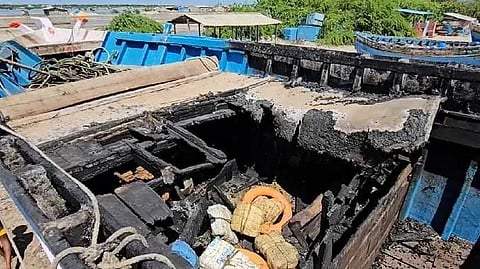 TUT Boat fire