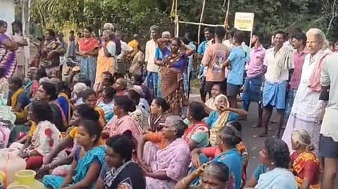 TNJ Water protest