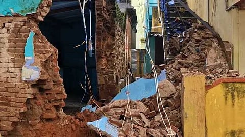 TKI rain house damaged