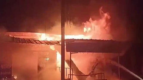 TVM Fire accident