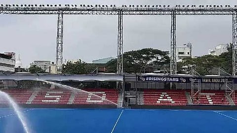 CHN Junior hocky match
