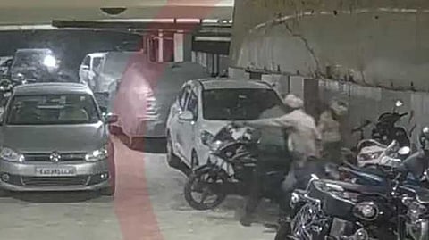 Bike theft CCTV