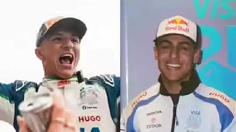 F1 car race