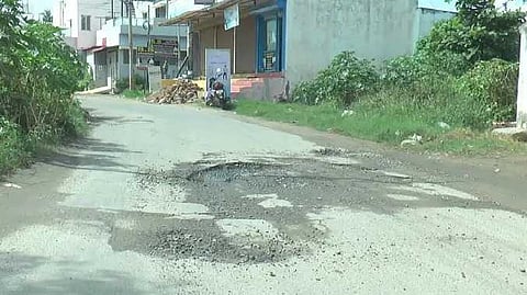 ERD Road damaged