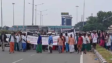 Mdu quary protest