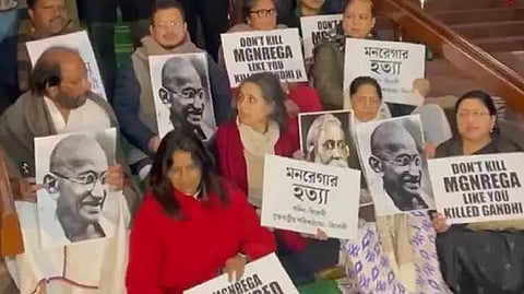 Parliment MP Protest