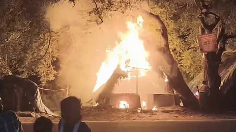 KLK Tea shop fire