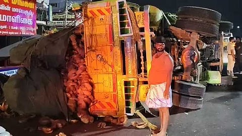 TRY Lorry accident