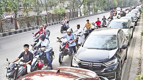 Shortage of petrol