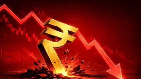 Rupees down