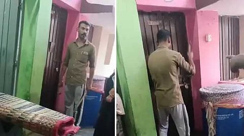 பூட்டியிருந்த வீட்டை உடைத்த மர்ம நபர்