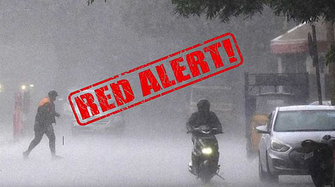 rain red alert