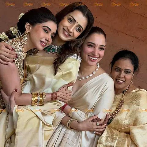 சுந்தர் சி - குஷ்பு தம்பதியின் மகள் திருமண கிளிக்ஸ்