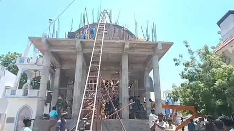 மாதா ஆலய கட்டுமான பணி