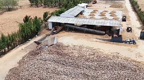 தேங்காய் நார் மட்டை ஆலையை மூட வேண்டும் என வலியுறுத்தல்