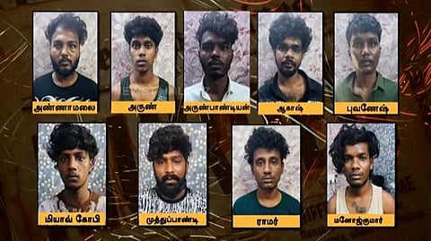 கம்பி எண்ணும் ரவுடி கும்பல்