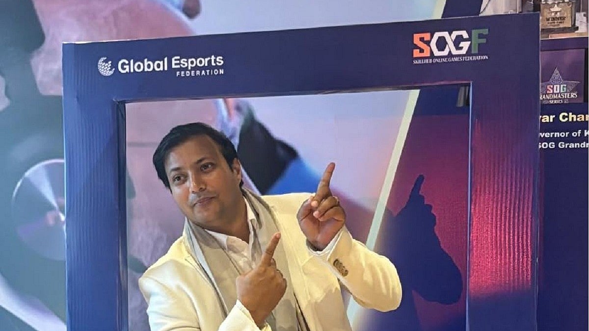 Adv. Nandan Jha, President – International Mind Sports Association, at the SOGF Esports National Championship 2025