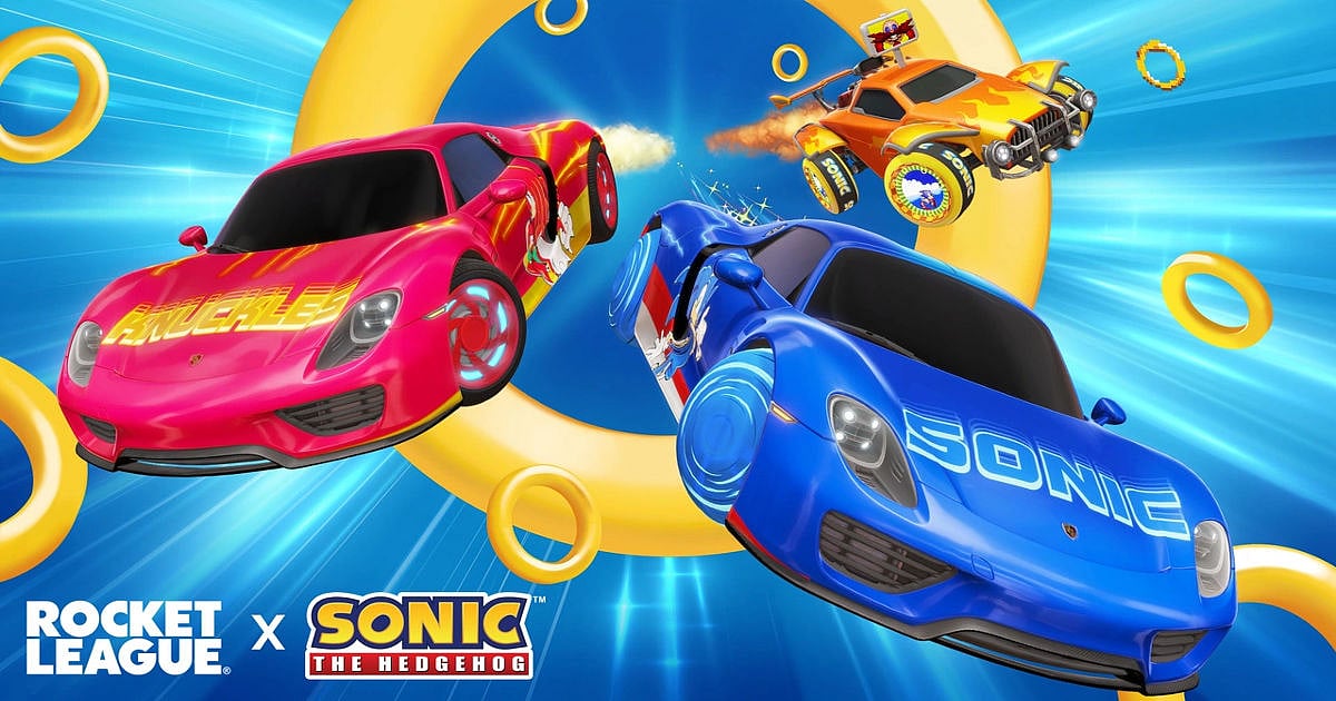Rocket League Taps Sonic's Speed for Player Boost