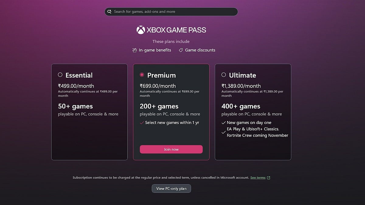 Xbox Game Pass