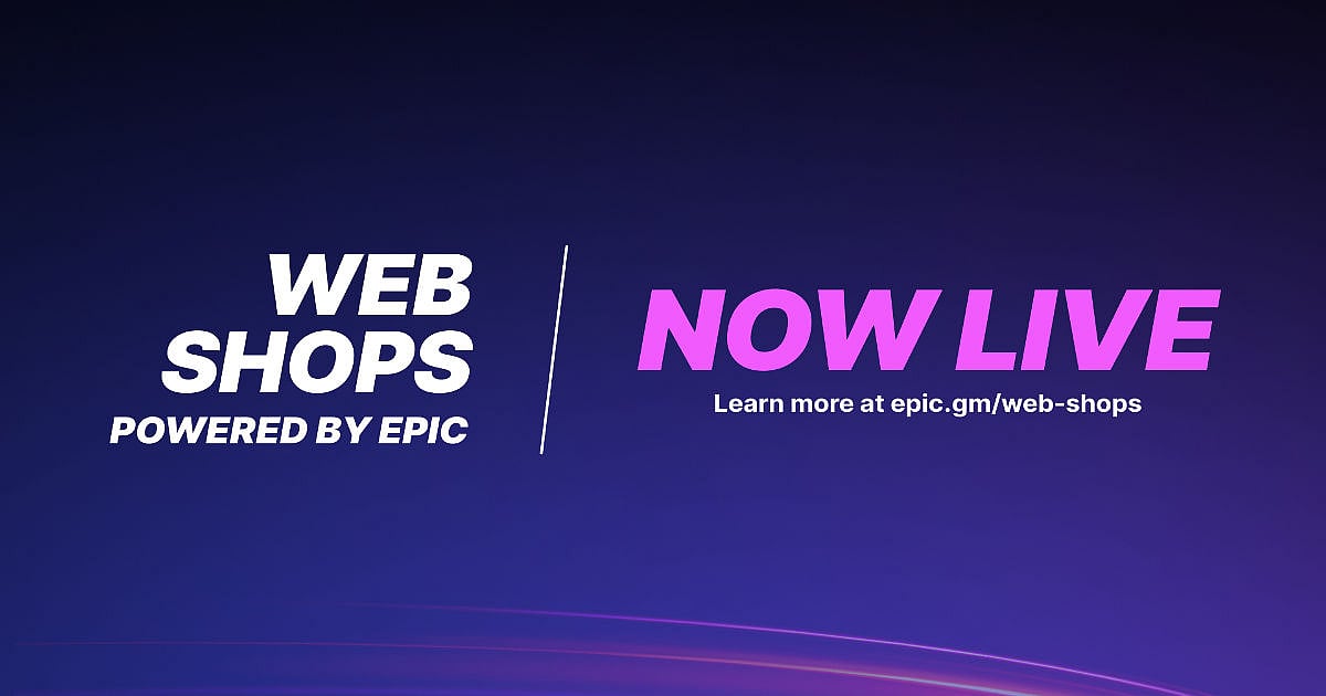 Epic Launches Web-Based Stores, Challenging App Store Economics