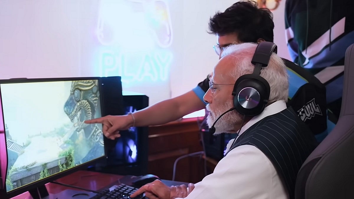 Narendra Modi representing Gaming in India